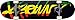 Krown Rookie Rasta Script, Red, 7.5