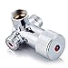 Fyeer Faucets Hot and Cold Water Temperature Mixer Mixing Valve for Touchless Sensor Faucet, Polished Chrome
