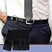 Strapless Suspenders By Antoine Set of 4 One Size Black