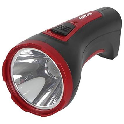 Havells Ranger 10 1-Watt Rechargeable LED Torch (Black)
