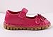 Vokamara Baby Toddler Girls Soft PU Leather Mary Janes Flowers Bow Dress Shoes