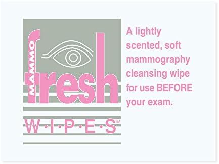 FRESHWIPES MAMWIPE2 Mammography Patient Wipe, Pre-Moistened, Cleansing Towelette (Pack of 50)