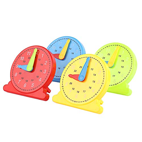 Children Learning Clock, 12/24 Hours Montessori Student Learning Clock
