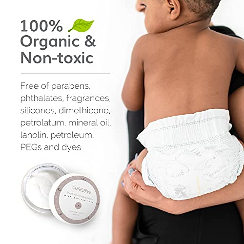 Curasalve Natural Diaper Rash Paste, Soothing Diaper Rash Cream for