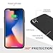 iPhone X Battery Case, Allable 5000mAh Slim Protective External Battery Backup Charger Case, Rechargeable Extended Power Bank Charging Case for 5.8inch iPhone X/10, Support Wired Headphones, Black