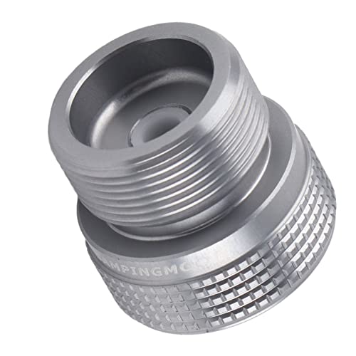 Gas Tank Adapter, Gas Stove Adapter Outdoor Equipment Gas Bottle Stove Connector Camping Cooking Picnic Barbecue Gas Canister Adapter Convertor Valve