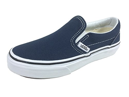 vans slip on dark blue