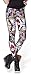 QZUnique Women's Playing Cards Print Shaping Stretch Sexy Tights Leggings,Playing Cards,One Size
