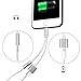 2 in 1 Lightning Adapter for iPhone 7，WOOCON Charger and 3.5mm Earphone Jack Cable Adapter (No Music Control) for the iPhone 7 7 Plus 6S 6 iPod iPad