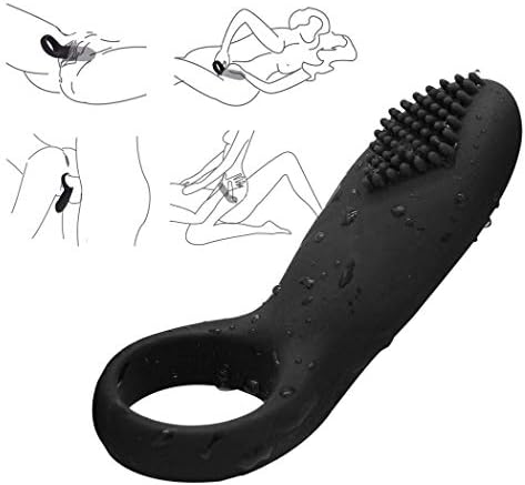 USB Waterproof Charging Flirting Tōngue Víbratiōn Ring Band Víbratiōn Shaking Tōngue Ring for Women Men
