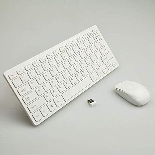 Tavakkal® Mini Wireless Keyboard & Mouse Combo with Silicone Keyboard Cover