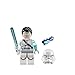 LEGO Star Wars Jek-14 Minifigure Complete - White lightsaber, helmet, hair-piece, & lightning (2014)