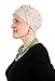 Hats for Cancer Patients Women Chemo Headwear Head Coverings Butterfly Beanie Parkhurst (Sandstone)