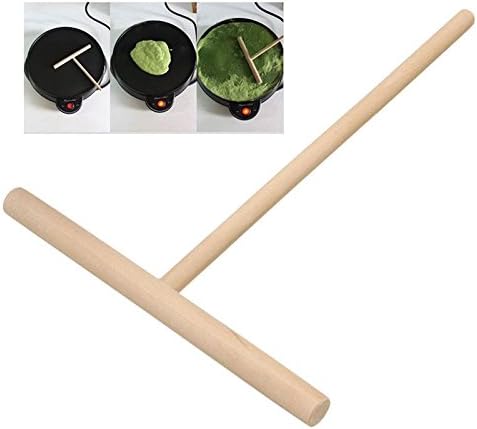 Pymega(TM) Portable Home Kitchen Tool Kit DIY Use Crepe Maker Pancake Batter Wooden Spreader Stick #80588