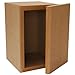 Parts Express Knock-Down MDF 0.23 cu. ft. Mini Bookshelf Speaker Cabinet