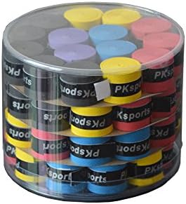 PKSPORT Bottled 60 Pieces/lot Overgri Soft Tacky Feel Tennis Racquet Overgrip 5 Colors for Fishing rods, Bicycle Grips, Table Tennis, Badminton