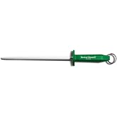 Dexter Russell 7830 Honing Rod, Butcher Honing Steel, 10", Green Handle | Maintains Knife Edges, Realigns Blade Teeth, Routine Knife Maintenance, For Butcher And Kitchen Knives