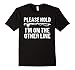 Mens Please Hold I'm On The Other Line Funny Fishing T-Shirt 2XL Black