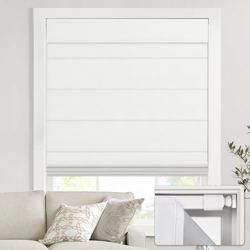 UNISHADES No Drill Cordless Roman Shades
