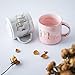 Jumway Mr and Mrs Coffee Mugs - Wedding Gifts for Bride and Groom Gifts for Bridal Shower Engagement Gifts and Married Couples Gifts - Ceramic Marble Cups 12Oz