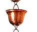 U-nitt 8-1/2 feet Pure Copper Rain Chain for Gutter: Tealight Cup 8.5 ft Length #3124C