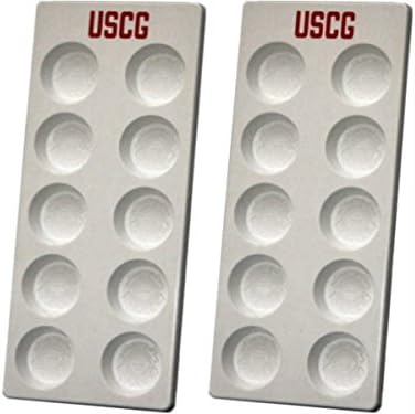 US Coast Guard USCG Ice Cube Tray - Set of 2