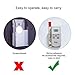 Woohoto 2 Pack Set Damage-Free Acrylic Wall Mount Organizer Storage Box For Phone Remote Control Holder