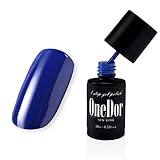 OneDor® One Step Gel Polish UV Led Cured Required Soak Off Nail Polish No Base or Top Coat Nail Need (15-Lapis)