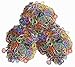 1st Choice Latex-Free Silicone Refill Bands - 1800pcs Mixed Colors with 85+ C_Clips and S_Clips Mix.