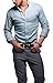 Classic Men's Leather Ratchet Click Belt - Brushed Silver Buckle w/ Double Stitched Black Leather Belt (Trim to Fit: Up to 39'' Waist)