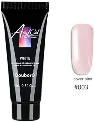 Quick Quick Camouflage UV/LED Builder Nail Tips Extension Polygel (cover pink)