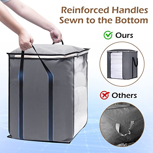 SLEEPING LAMB 120L Extra Large Blanket Storage Bags Breathable Clothes