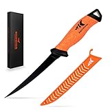 KastKing Fillet Knife 6 Inch, Professional Level Knives for Filleting Fish, Boning Meat And Processing Any Food.