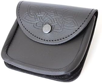 100% Leather Medium Belt Pouch - Embossed