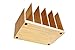 Kenley Desktop Organizer - Bamboo Wood File & Folder Sorter - Desk Tray with 5 Vertical Sections & Phone Holder - Storage Shelf Rack Stand for Office Supplies Binders Letters Paper Documents Magazines