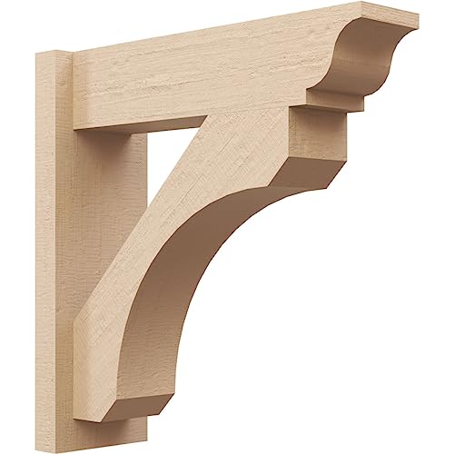 Ekena Millwork 8"W x 26"D x 32"H Legacy Traditional Rough Cedar Woodgrain Timbe…