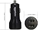 AmazonBasics 4.8 Amp 24W Dual USB Car Charger for Apple and Android Devices, Black, 10-Pack