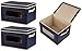 Juvale 3-Pack Stackable Storage Bins with Lids - 16.25
