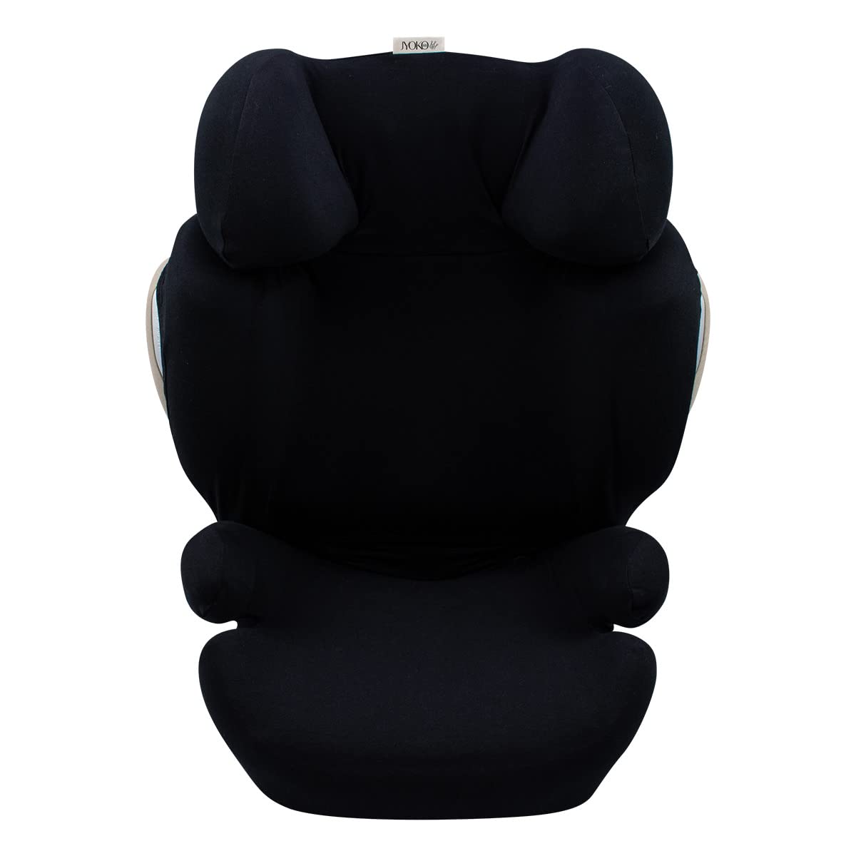 JYOKO KIDS Cover liner for car seat compatible with Cybex Solution Q2 Fix, Q3 Fix, Cybex Z Fix, Gb Elian (Black Series)