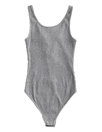 MAKEMECHIC - Body sin mangas para mujer con encaje