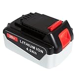 FLAGPOWER 4.0Ah High Capacity 20V MAX Battery for Black & Decker LBXR20 LBXR20-OPE LB20 LBX20 LB2X4020 LB2X4020-OPE