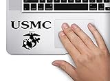 USMC Symbol United States Marine Corps Armed Force Decal Funny Laptop Skin Macbook Trackpad Keypad Sticker Window