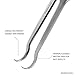 DERMATOOL Blackhead Remover Tweezer Acne Pimple Popper Comedone Extractor Premium Skin Care Dermatologist Esthetician Acne Treatment, Face,Nose,Skin,Pimple Extractor, Blemish,Whitehead with Case