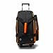 Pyramid Path Deluxe Double Roller with Oversized Accessory Pocket Bowling Bag (Black/Orange)