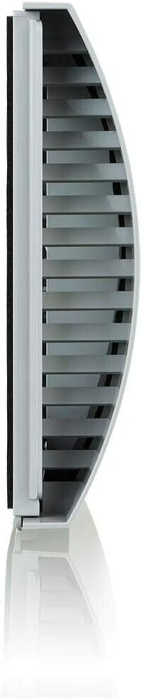 Fantronix 100 mm (4”) Grey Wall Vent Cover - Wind & Sound Reducing Baffle with Draft Exclusion for Extractor Fans & Heat Recovery - Image 4
