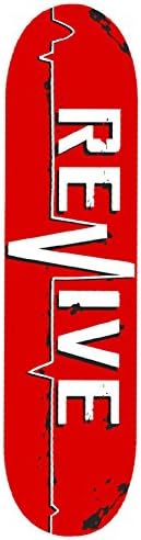 Revive Red Lifeline Skateboard Deck