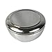 Set of 4, Korean Stainless Steel Rice Bowl with Lid Set, Korean Kitchen Restaurant, Multi-Purpose Stainless Steel Hygienic Sanitary Bowl + Lid Set