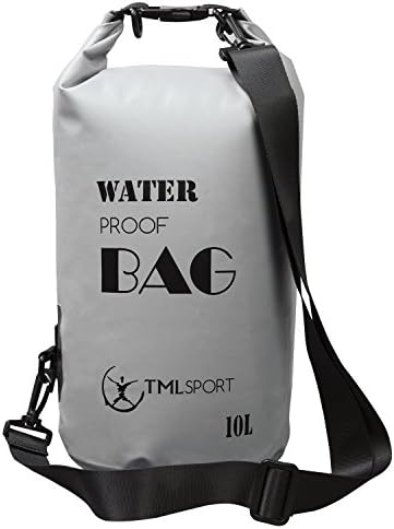 TMLSPORT Waterproof Dry Bag (Gray, 20L)