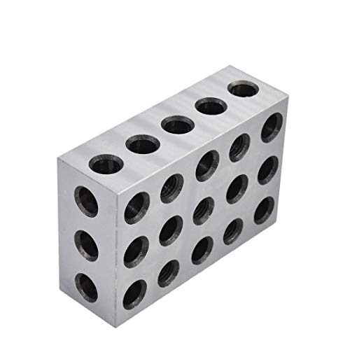 2-4-6 Blocks 23 Holes Matched Pair Ultra Precision 0.0002" Machinist 246 Jig Fit for Milling Machine