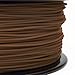 Gizmo Dorks 3mm (2.85mm) ABS Filament 1kg / 2.2lb for 3D Printers, Brown